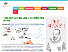 Tablet Screenshot of englishmedialab.com